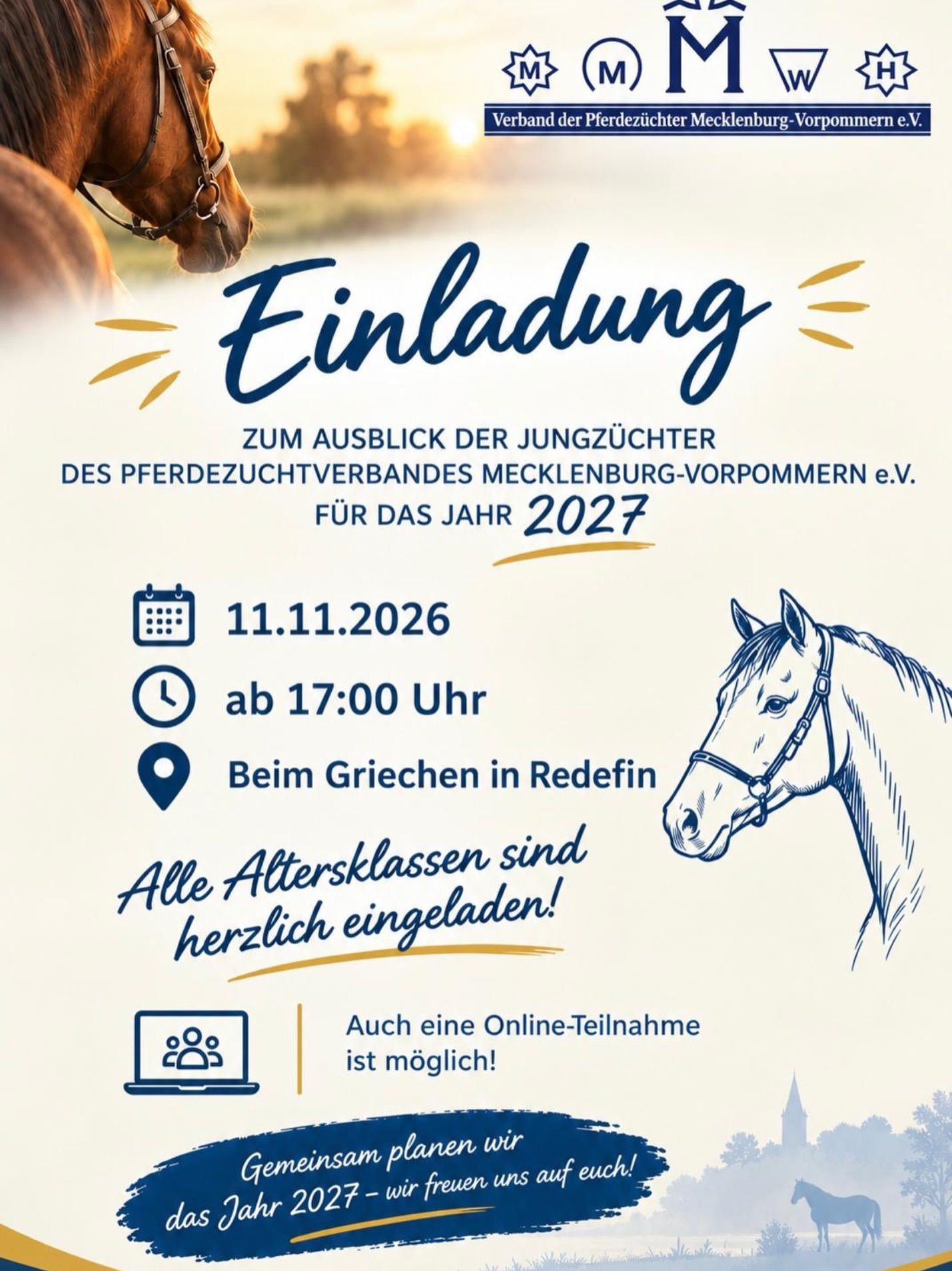 Das Jungzüchterjahr 2026 geht dem Ende zu und wir können auf viele tolle Veranstaltungen zurückblicken ⭐️⭐️⭐️
Traurig waren wir, dass wir den Wettbewerb auf der MeLa dieses Jahr nicht durchführen konnten. Da werden wir nächstes Jahr wieder angreifen.

2027 wird es im Jungzüchterbereich einige Veränderungen geben, die wir gerne mit euch besprechen möchten. Auch sammeln wir gerne noch Ideen und Verbesserungsvorschläge. 

Unsere Jungzüchtertreffen soll am 11.November um 17 Uhr beim Griechen in Redefin stattfinden. Wer nicht live dabei sein kann, hat die Möglichkeit online zugeschaltet zu werden💻💻💻

Meldet euch gerne bei @matzewa96 oder beim Verband direkt an, damit wir alles planen können. Unsere Kontakte findet ihr unter:

https://pzvmv.de/3-verband/jungzuechter/

Wir freuen uns auf euch ⭐️⭐️⭐️

#youngbreeders #2027 #future #breeding